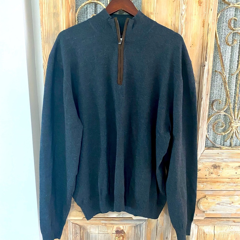 Quarter zip sweater